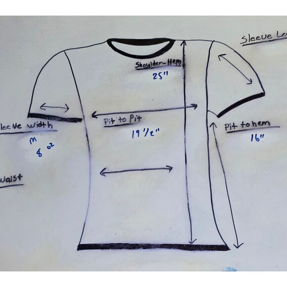 Karl Lagerfeld Paris Women's Embellished Metallic-Script T-Shirt Size Medium - Picture 6 of 6